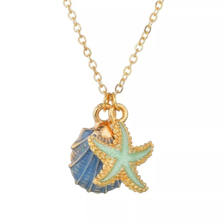 Pretty Kids Necklaces - Mermaid, Shell, Starfish